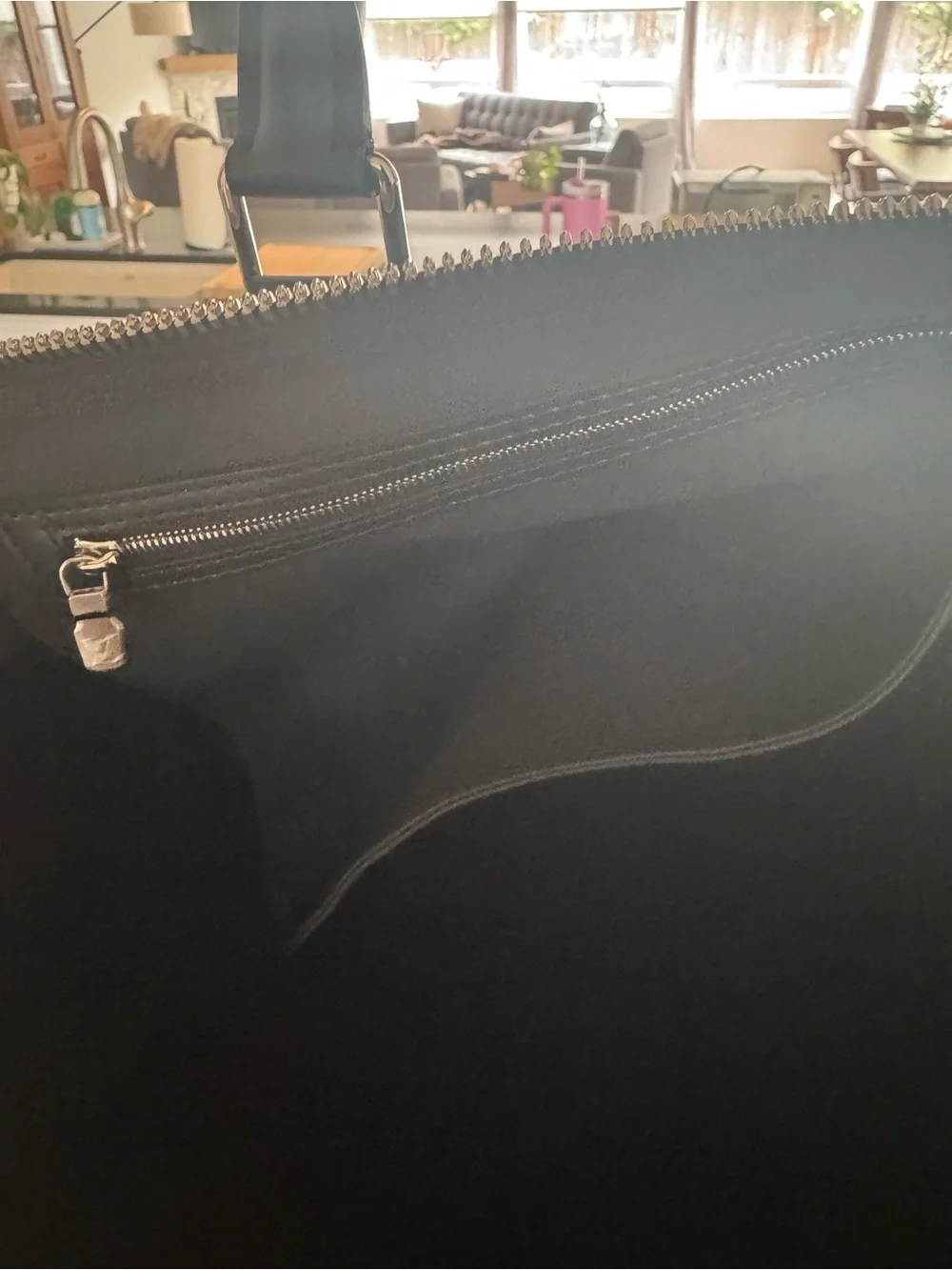 Louis Vuitton Black Damier Graphite Keepall Duffel with Top Handles